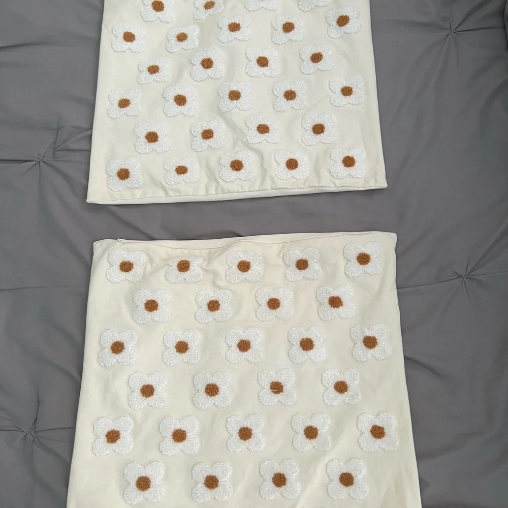 Floral Throw Pillow Covers - Picture 1 of 2